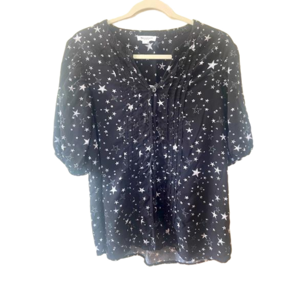 beachlunchlounge size medium blouse
